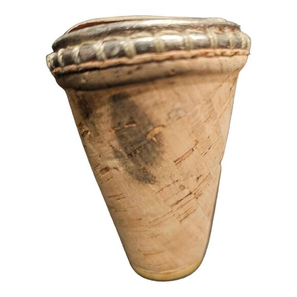 STUART WEITZMAN "Jean" Pewter Metallic Leather Wedge Sandal - Size 9 - Picture 10 of 11